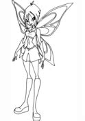 Winx Club Vampire Fairy coloring page | Free Printable Coloring Pages