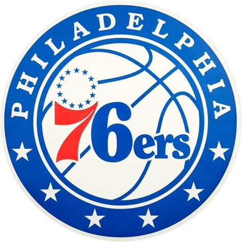 Applied Icon NBA Philadelphia 76ers Outdoor Logo Graphic- Large, Blue | Philadelphia 76ers ...