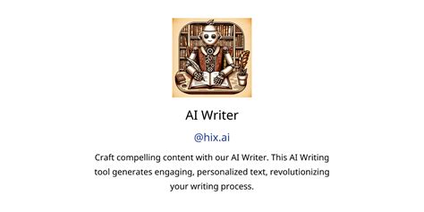 AI Writer GPTs author, description, features and functions, examples and prompts | GPT Store