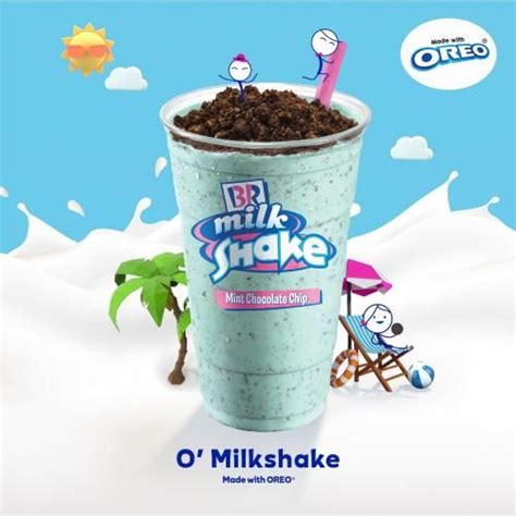 Baskin Robbins OREO O'Milkshake | Milkshake, Baskin robbins, Oreo