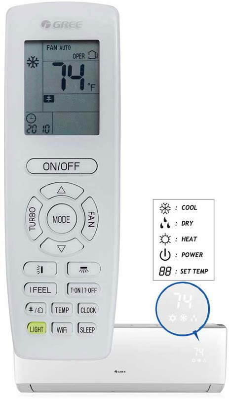 Gree Mini Split Remote Control Manual