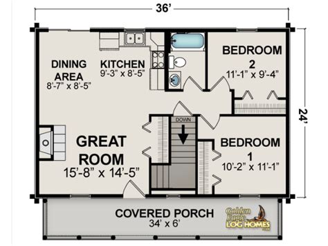 24X36 House Plans With Loft | Printable Templates Free