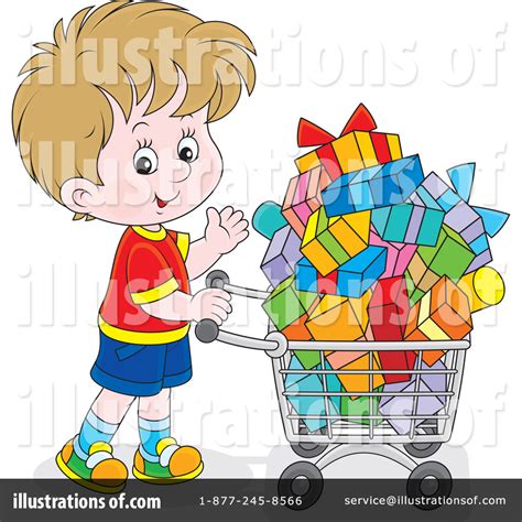 Shopping Clipart #1243232 - Illustration by Alex Bannykh