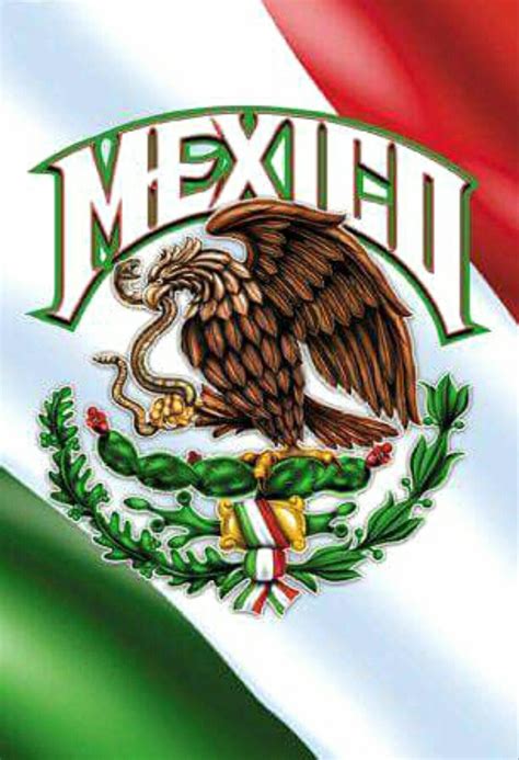 Drawings Of The Mexican Flag