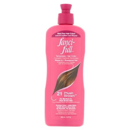 Fanci-Full Temporary Hair Color, 21 Plush Brown, 9 fl oz - Walmart.com