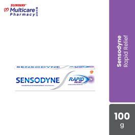 Sensodyne Rapid Relief 100g - Sunway Multicare Pharmacy Online Store