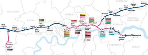 The Elizabeth Line Route Map