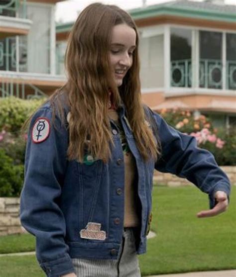 Amy Denim Jacket | Booksmart Kaitlyn Dever Patches Jacket