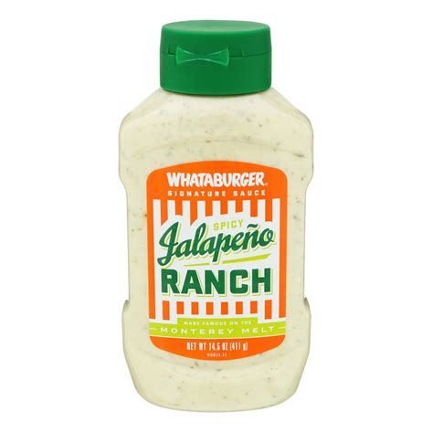 Whataburger Spicy Jalapeno Ranch - Shop Salad dressings at H-E-B