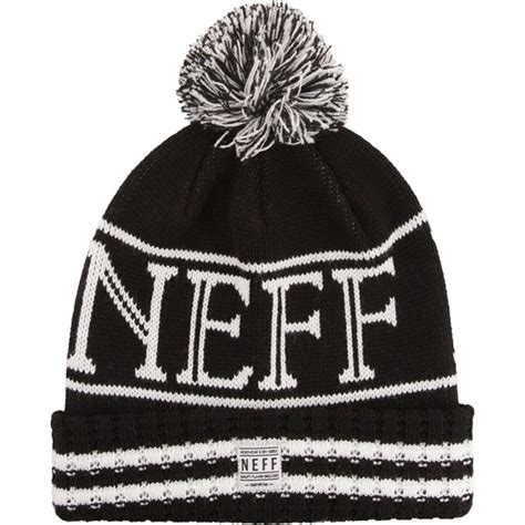 Neff Headwear Evan Beanie One Size Pom Pom Cuffed Soft Knit Cap Logo Patch | Beanie, Soft knits ...