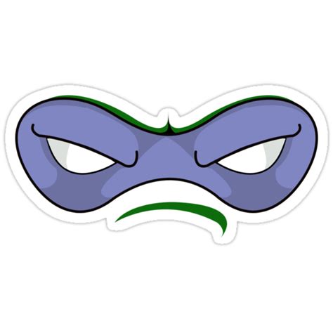 "Teenage Mutant Ninja Turtles - DONATELLO MASK" Stickers by aditmawar | Redbubble