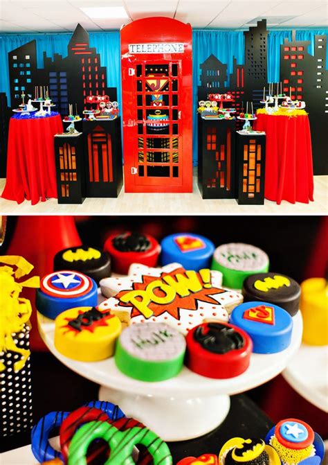 Amazing "Calling All Superheroes" Birthday Party // Hostess with the ...