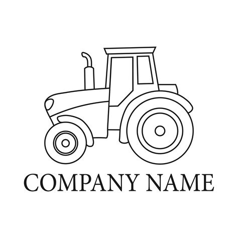 Tractor Logo Design. Vector illustration 10968996 Vector Art at Vecteezy