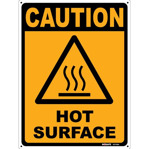 Caution Hot Surface Circular Safety Labels Safety Signs Less | My XXX Hot Girl