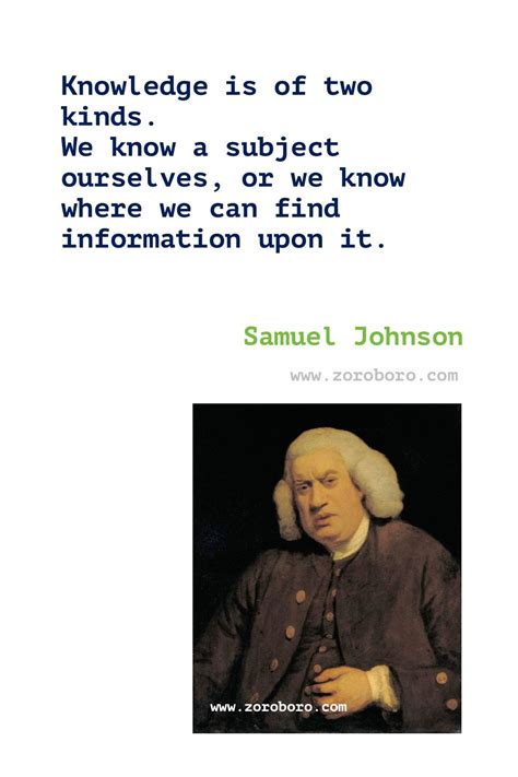 Samuel Johnson Quotes. Samuel Johnson on Patriotism, Writing, Love & Friendship Quotes. Samuel ...