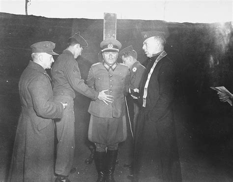 American troops prepare Major General Anton Dostler for execution. - Collections Search - United ...