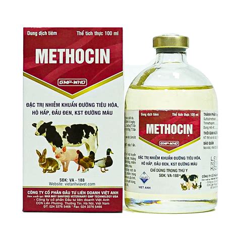 THUỐC THÚ Y METHOCIN (ĐẶC TRỊ NHIỄM KHUẨN ĐƯỜNG TIÊU HOÁ) - CÔNG TY ...