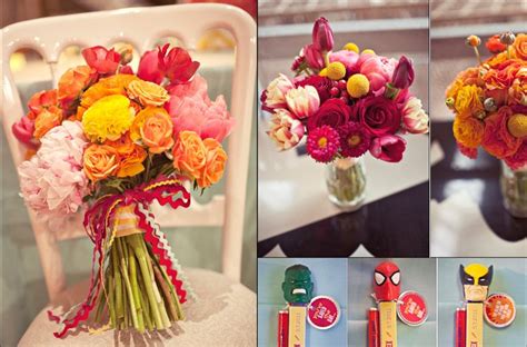 Offbeat wedding theme: superhero wedding ideas, bridal bouquet | OneWed.com