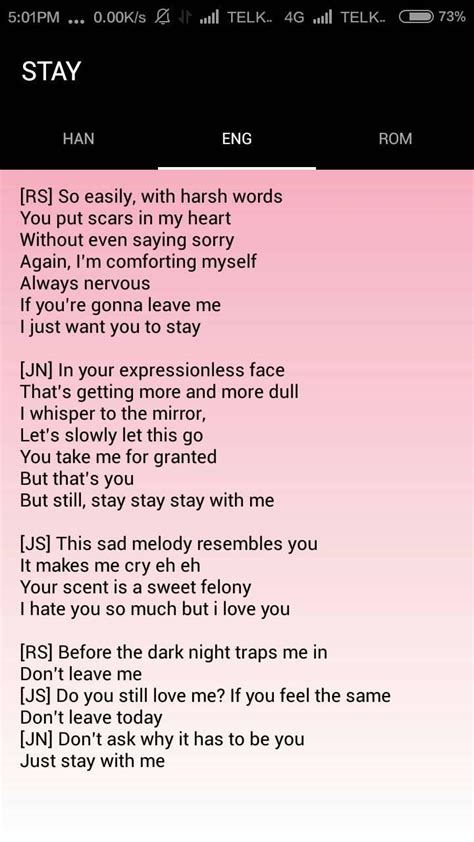 Stay Blackpink Lyrics : BlackPink - Stay + Colour Coded Lyrics; Han/Rom ...