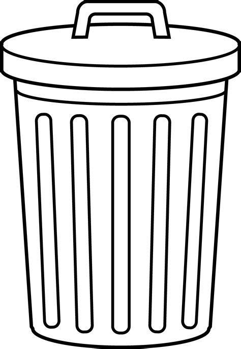 Trash Can Clip Art - Cliparts.co