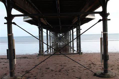 Paignton Beach View and Pier Stock Image - Image of view, pier: 82285699