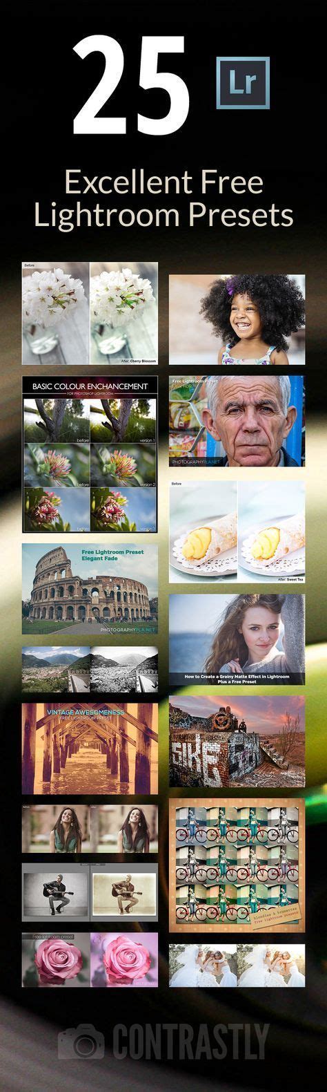 Here's over 25 excellent Adobe Lightroom presets that you can download and put to use with your ...