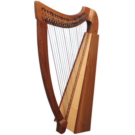 Strings - Harps - 22 String Walnut Harp With Sharpening Levers Plain ...