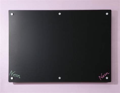 Black Glass Dry-Erase Board - 35 1/2" x 47 1/4" - 90 x 120 cm by Audio ...