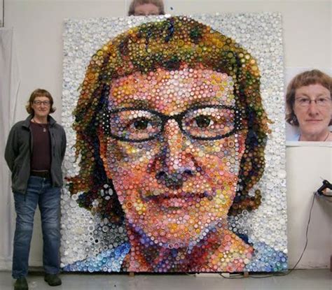 If It's Hip, It's Here (Archives): Mary Ellen Croteau Creates a Self Portrait with Thousands of ...