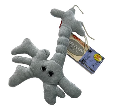 Giant Microbes Brain Cell Plush Science Toy Stuffed Grey New Educational | #4596358992