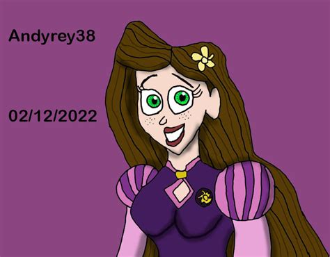 Rapunzel brunette Long Hair fanart by andyrey38 on DeviantArt