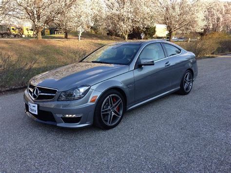 Stock 2013 Mercedes-Benz C63 AMG Coupe P31 1/4 mile trap speeds 0-60 ...