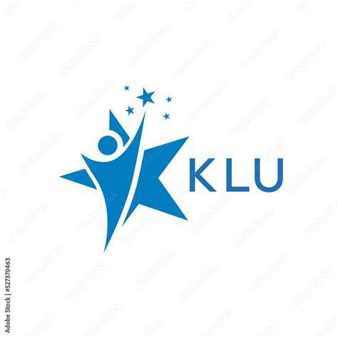 KLU Letter logo white background .KLU Business finance logo design vector image in illustrator ...