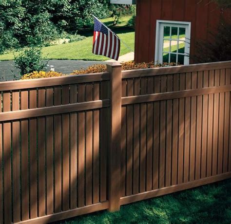 Brown Vinyl Fence | As you can see from the image above, most people would think that ...