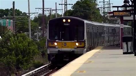 LIRR M7 trains at St. Albans, Queens, NY - YouTube