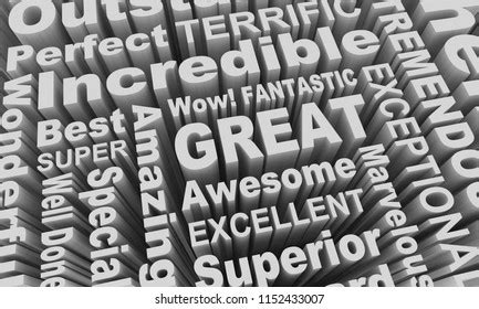 Great Excellent Incredible Good Job Word Stock Illustration 1152433007 | Shutterstock