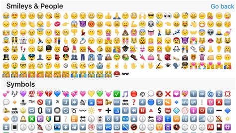 an image of the emojons in different colors and sizes, all with smiley ...