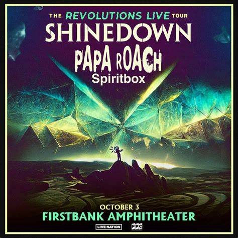 Shinedown The Revolutions Live Tour with special guests Papa Roach and ...