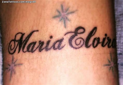 Tattoo of María, Elvira, Names
