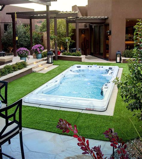 Backyard Ideas for your Michael Phelps Swim Spa | Phelps swim spa, Swim spa landscaping, Hot tub ...