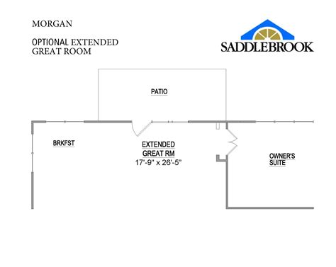 The Morgan | Designer Floor Plan | Saddlebrook Properties