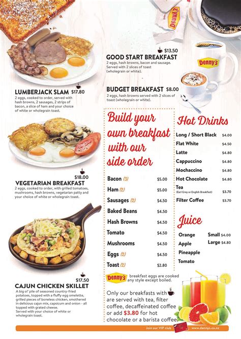 Restaurant Breakfast Menu Ideas