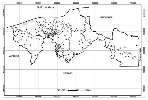 Geographic location of the localities where the 131 collections of wild ...