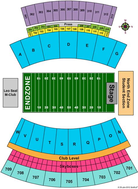 Mississippi State Bulldogs Davis Wade Stadium At Scott Field Tickets ...