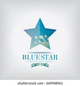 Blue Star Logo Vector Stock Vector (Royalty Free) 669948961 | Shutterstock