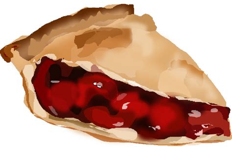 Slice Of Cherry Pie - Openclipart