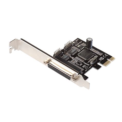 PCIe Combo Serial Parallel Expansion Card PCI Express to Printer LPT Port RS232 Com Port Adapter ...