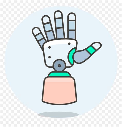 Robot Hand Icon - Robot Hands Cartoon Png, Transparent Png - vhv