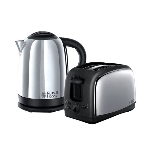 Russell Hobbs 21830 Lincoln Kettle and 2-Slice Toaster, Polished ...