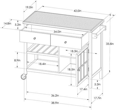 5 Cool Ideas for a Modern Farmhouse Kitchen Cart